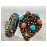 Assorted Vintage Chinese Jewelry Items