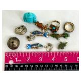 Assorted Vintage Chinese Jewelry Items