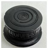 Antique Irish Hardwood Carved Bog Box / Antique Irish Miniature Carved Hardwood Bog Box from Muck Rock