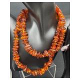 Assorted Beaded Necklaces including a Beaded Amber Necklace and Beaded Amethyst Necklace