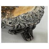 Vintage Goldfeder Silver Co. Footed Coffee / Tea Service Silver Plate Chased by Hand