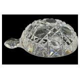 Vintage Waterford Crystal Turtle Paperweight