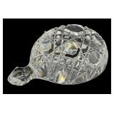 Vintage Waterford Crystal Turtle Paperweight