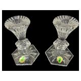 Pair of Waterford Chatham Crystal Candle Holders