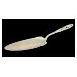 Vintage Norwegian Sterling Silver Brødrene Mylius Tele Pattern Pastry Server