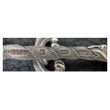 Seven Vintage Norwegian Sterling Silver Brødrene Mylius Tele Pattern Spoons