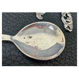 Seven Vintage Norwegian Sterling Silver Brødrene Mylius Tele Pattern Spoons