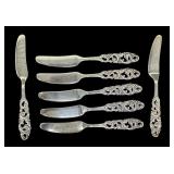 Five Vintage Brødrene Mylius Tele Pattern Spreaders