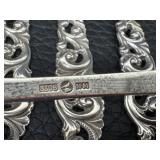 Five Vintage Brødrene Mylius Tele Pattern Relish Forks