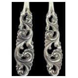 Five Vintage Brødrene Mylius Tele Pattern Relish Forks