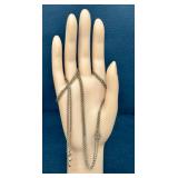 Antique 25” Gold Filled HFB Watch Fob Chain