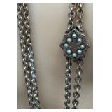 Antique 25” Gold Filled HFB Watch Fob Chain