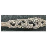 Two Vintage Brødrene Mylius Tele Pattern Serving Spoons