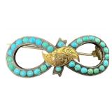 Lovely Antique Victorian 14K Brooch / Pin