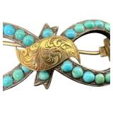 Lovely Antique Victorian 14K Brooch / Pin
