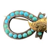 Lovely Antique Victorian 14K Brooch / Pin