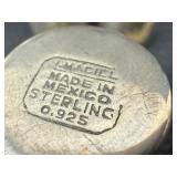 Three Vintage L. Maciel Sterling Silver Shot Glasses