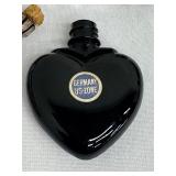 Three Vintage Glass Perfume Bottles