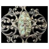 Antique Sterling Watch Pendant Pin