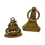 Three Gold Filled Antique Watch Fobs