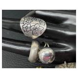 Assorted Vintage Rings including Sterling Silver