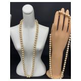 Assorted Strands of Faux Pearl Necklaces