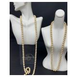 Assorted Strands of Faux Pearl Necklaces