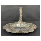 Antique Victorian Repousse Silver Plate Basket