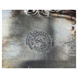 Antique Victorian Repousse Silver Plate Basket