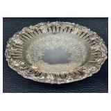 Assortment of Antique Silver Plated Flatware and a Silver Plated Footed Candy Dish