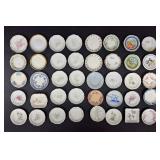 Assorted Antique Butter Chips / Assorted Vintage Butter Plates