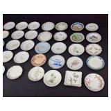 Assorted Antique Butter Chips / Assorted Vintage Butter Plates
