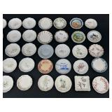 Assorted Antique Butter Chips / Assorted Vintage Butter Plates