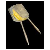 Antique Sterling Silver Brush and Mirror Vanity Set