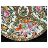 Antique Chinese Rose Medallion Porcelain Plate