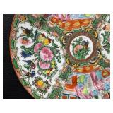 Antique Chinese Rose Medallion Porcelain Plate