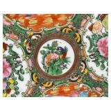 Antique Chinese Rose Medallion Porcelain Plate