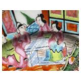 Antique Chinese Rose Medallion Porcelain Plate