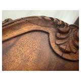 Antique Chippendale Style Flame Mahogany Tea Table