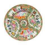 Antique Chinese Rose Medallion Porcelain Plate