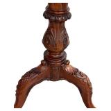 Antique Chippendale Style Flame Mahogany Tea Table