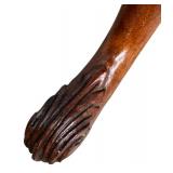 Antique Chippendale Style Flame Mahogany Tea Table