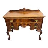 Antique Berkey & Gay Walnut Writing Desk