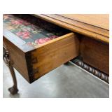Antique Chippendale Style  Library Table / Antique Chippendale Style Console Table