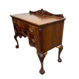 Antique Berkey & Gay Walnut Writing Desk
