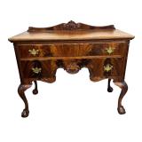 Antique Berkey & Gay Walnut Writing Desk