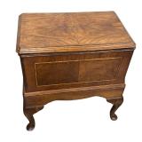 Antique Wooden Chair Side Table