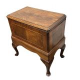 Antique Wooden Chair Side Table