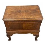 Antique Wooden Chair Side Table