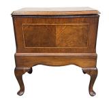 Antique Wooden Chair Side Table